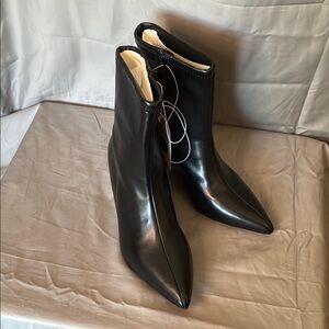 a new day Sleek Black Heeled Boots